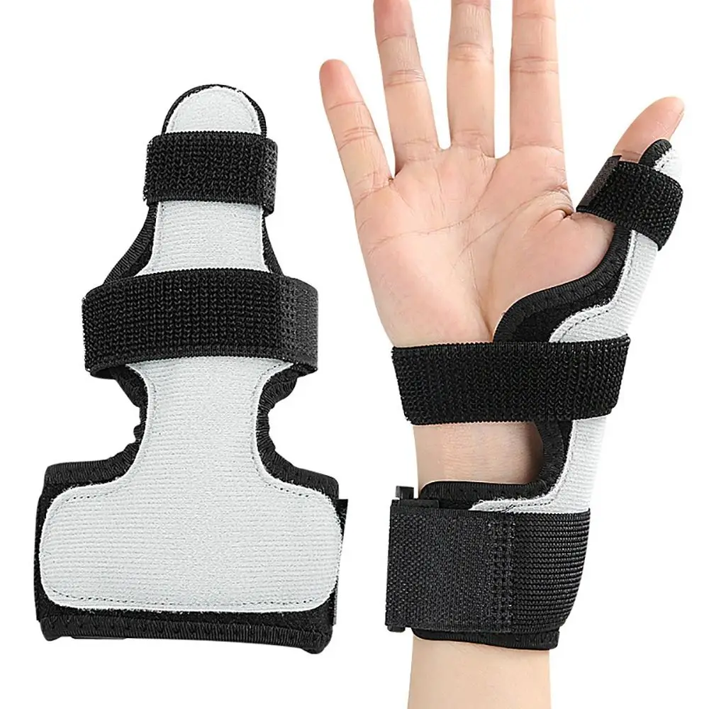 Accessories Adjustable Finger Extension Splint Aluminum Breathable Finger Splint Brace Compression Finger Support Strap