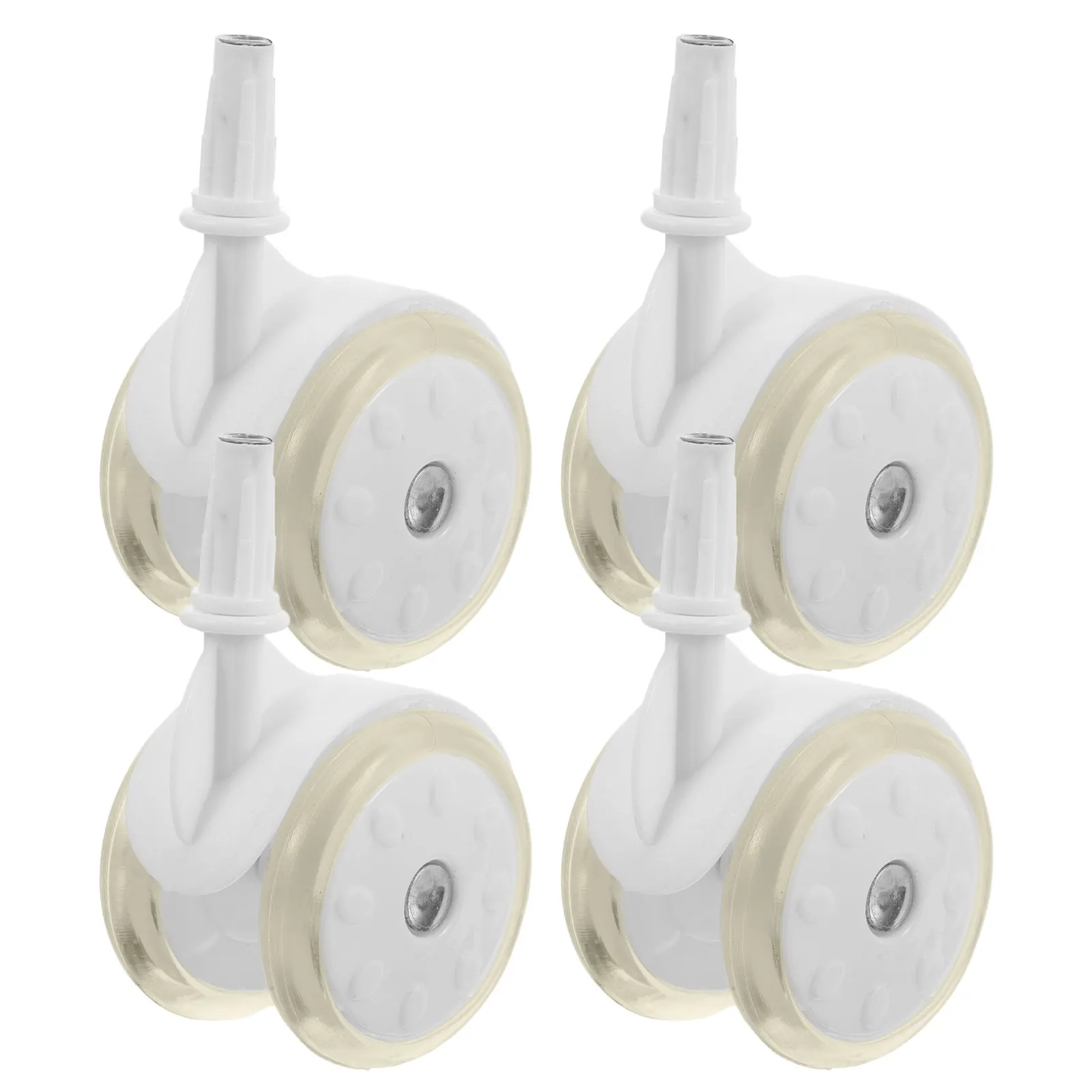 4Pcs Walkers Replacement Wheels Smooth Safe Learning to Walk Casters Wheel Parts for Baby Walker Accessories Casters Wheels