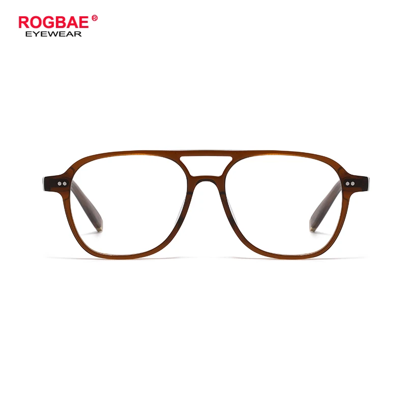 

ROGBAE, высококачественная ацетатная оправа для очков, мужская 2026, винтажная оправа для очков, женские элитные брендовые очки, ретро очки