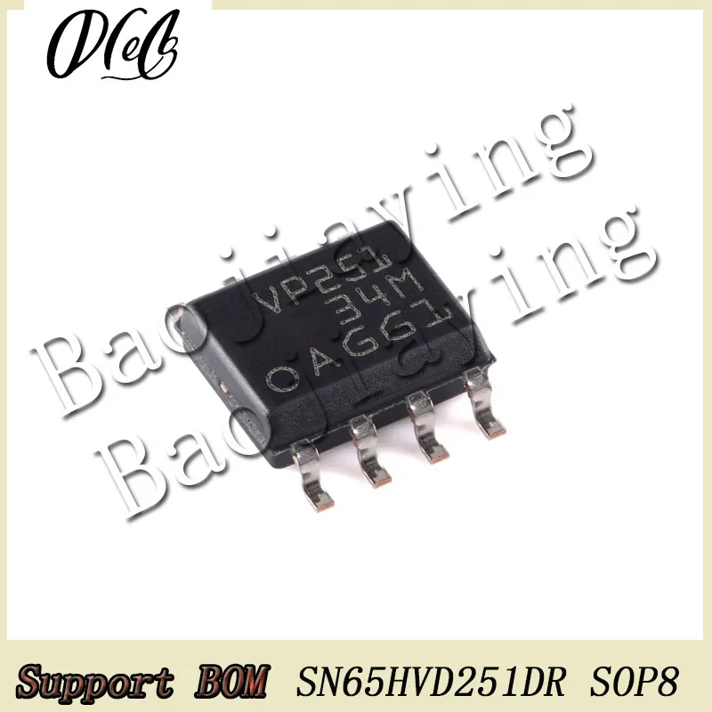20PCS/Lot SN65HVD251 SN65HVD251DR MARK VP251 SOP8 IC Chip For interface