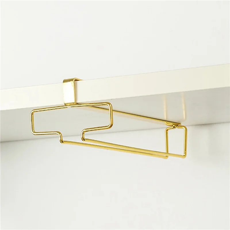 

ABVT-2X Стойка для бокалов для вина, металлический держатель для бокалов под шкафом, стойка для бокалов, подвесная стойка для хранения бокалов для вина-органайзер-A