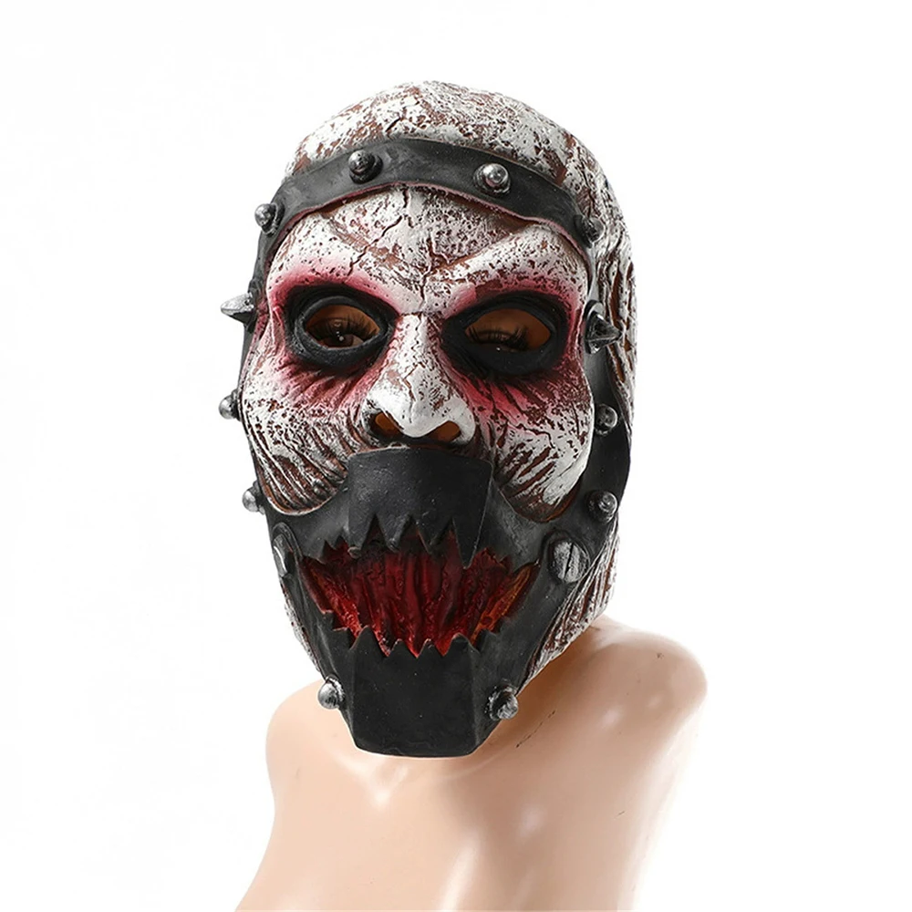 

Haunted House Prop Realistic Viking Warrior Mask Carnival Mask Horror Latex Mask For Costume Party Party Haunted House