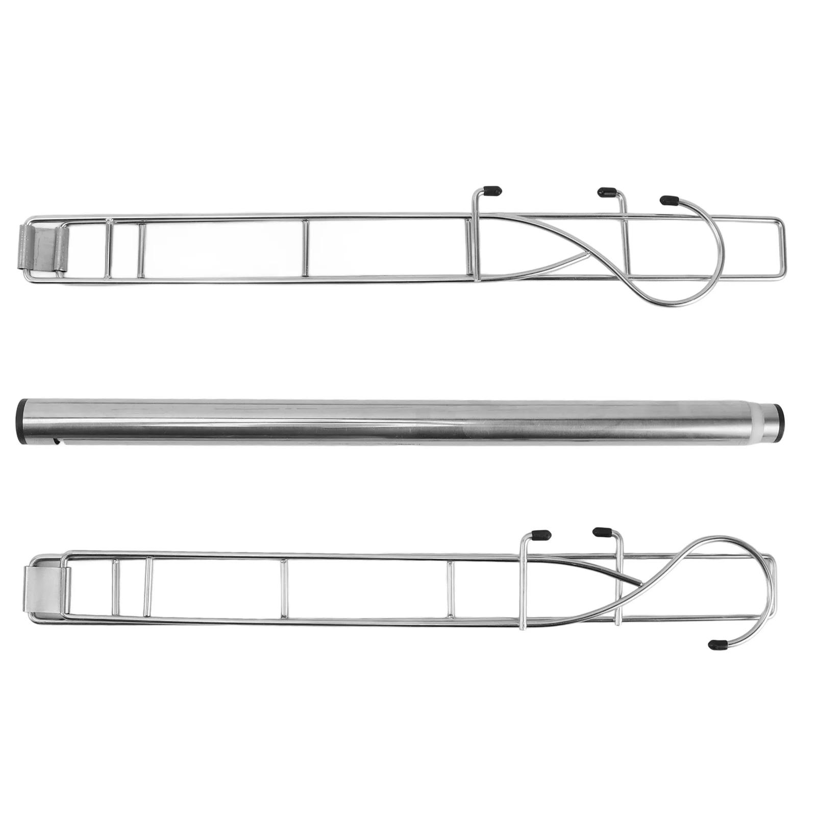 Adjustable Stainless Steel Hanging Closet Rod Multipurpose Closet Extender Hanging Rod For Balcony Towels Bathroom
