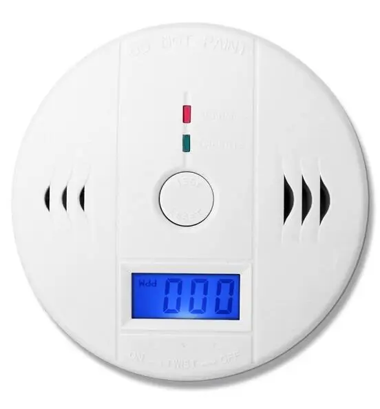 SmartYIBA LCD Photoelectric Independent CO Gas Sensor 85dB Warning High Sensitive Carbon Monoxide Detector Alarm CO Sensor