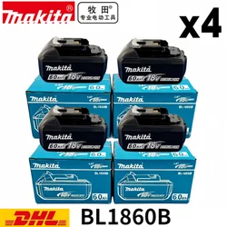 Genuine 6AH makita BL1860 6ah Battery Power Tools Li-ion Replacement LXT BL1850 BL1840 for 18V Screwdriver with BMS 18v battery