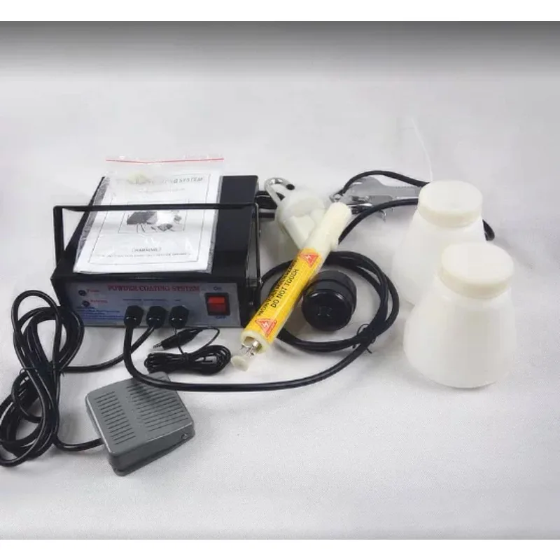 Replacement Portable Adjustable Electrostatic Powder Coating Gun Machine System 110V 220V Industrial Surface Spraying Equipment