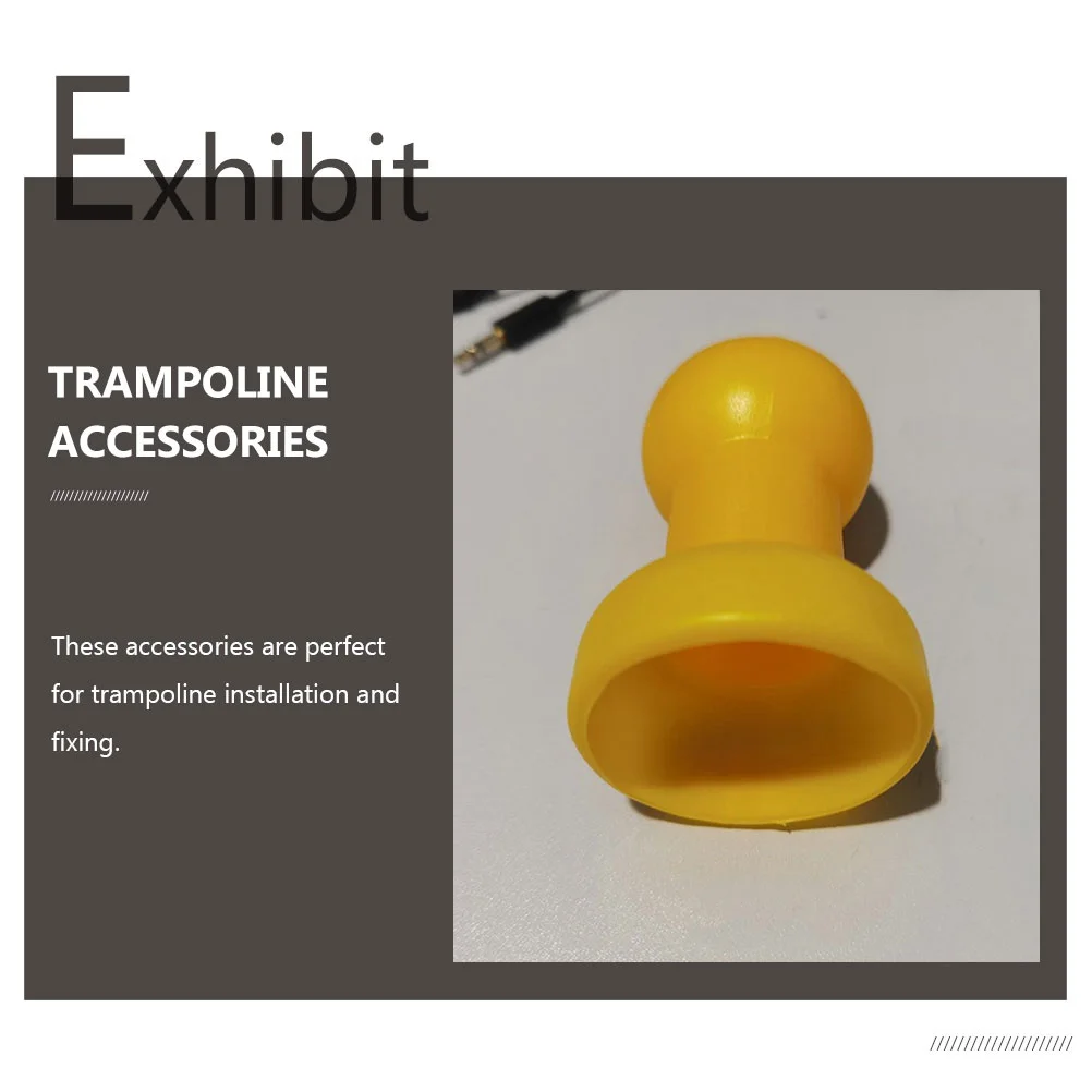 Trampoline Net Poles Caps Rod Cover Bottom Trampolines Wear-resistant Parts Plastic