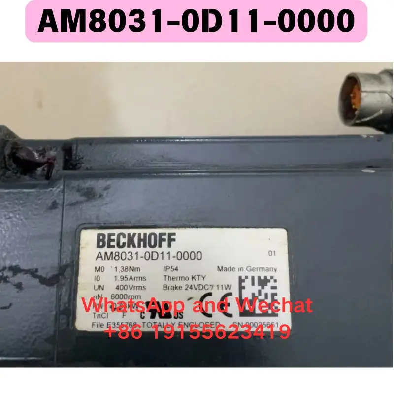 Used AM8031-0D11-0000 electrical machinery Functional test OK