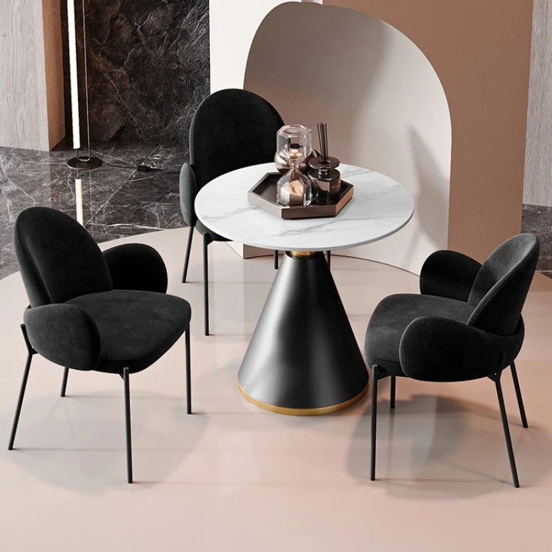 Light Luxury Home Dining Chair,Modern Leisure Chair,Women's Bedroom Makeup Chair,Designer Backrest Chairs Nordic Furniture