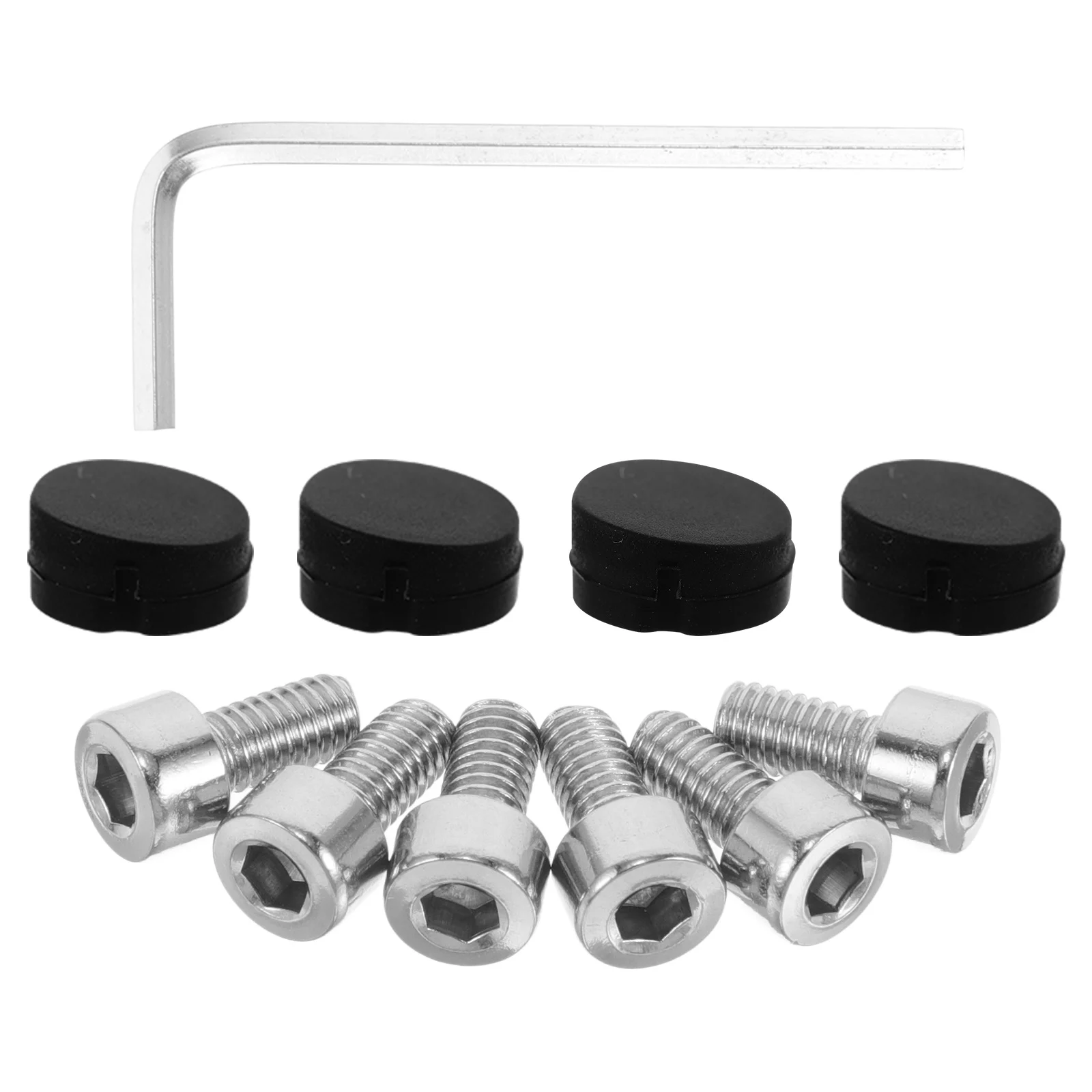 

1Set Front Fork Protection Shell Rubber Cap Durable Screw Covers Hex Wrench Easy Install Electric Scooter Fork Maintenance Parts