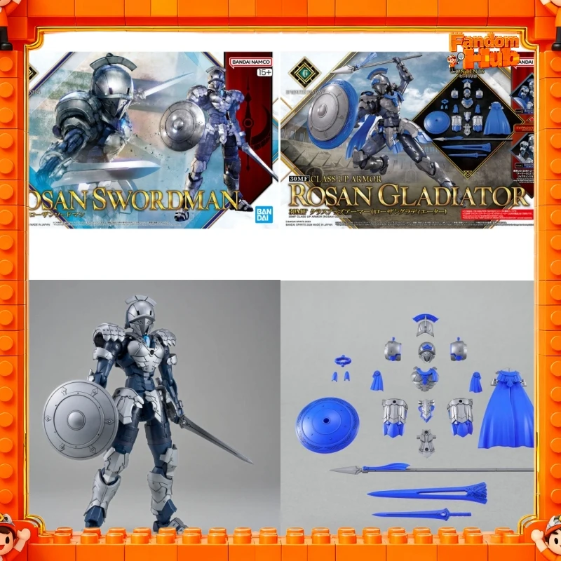 

2026 Genuine Bandai 30mf Rosa Knight Gladiator Base Class Option Parts Toy Fans Gift Advanced Armor Model Kit