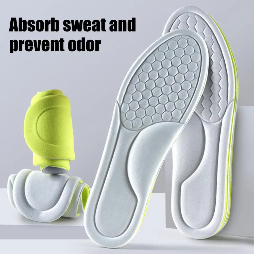 Soft Fabric Insoles Sweat-absorbing Insoles Breathable Deodorizing Shoe Inserts Sports Wear Comfort Footbed Accessories