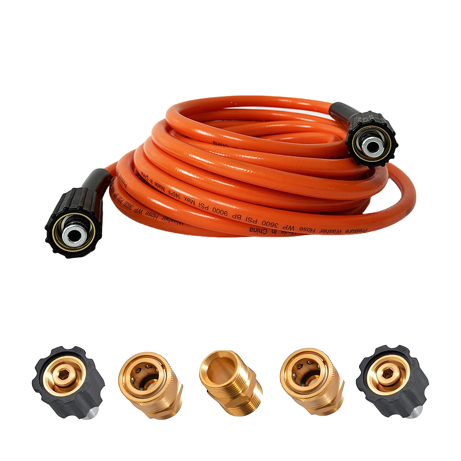 

0.5-50 Meters M22-14mm PVC High Pressure Washer Extension Hose Compatible with Karcher Cleaning Machines Water Pipe Replacement