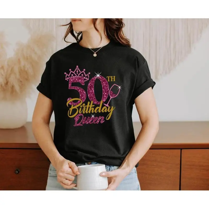 

50Th Birthday T Shirt Queen For Women
