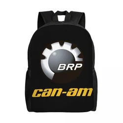 Custom BRP ATV Can Am Logo Backpack for Women Men Water Resistant College School Bag Print Bookbags