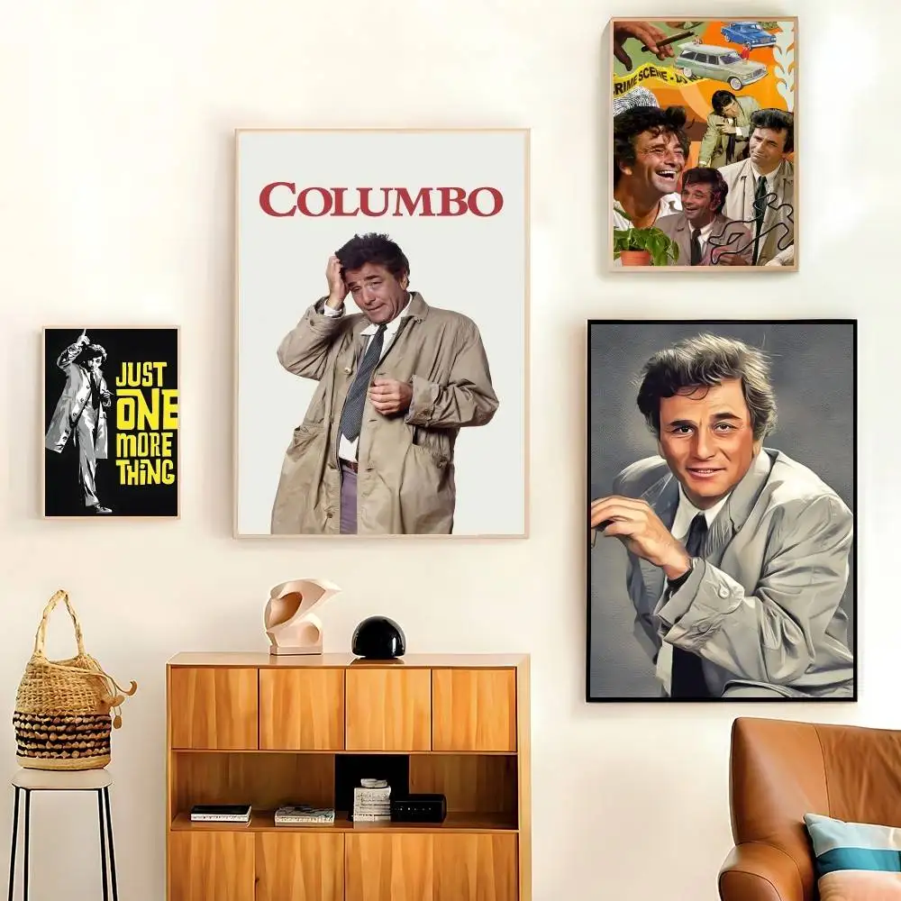 TV C-Columbo Poster Print Canvas Pictures Home For Living Room And Bedroom Wall Modern Decor Frameless Painting