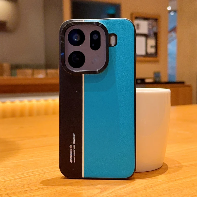 لـ OPPO Find X9 X9 Pro حافظة هاتف جلدية فلورية مطلية بالكهرباء ومضادة لبصمات الأصابع ومضادة للسقوط #5