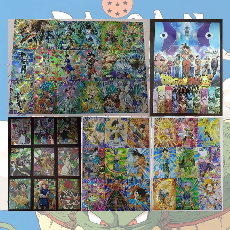 Anime Dragon Ball Puzzle Cards CP UR SLP Cards Son Goku Vegeta Iv Trunks Majin Buu Frieza Broli Bulma Chichi Collectible cards