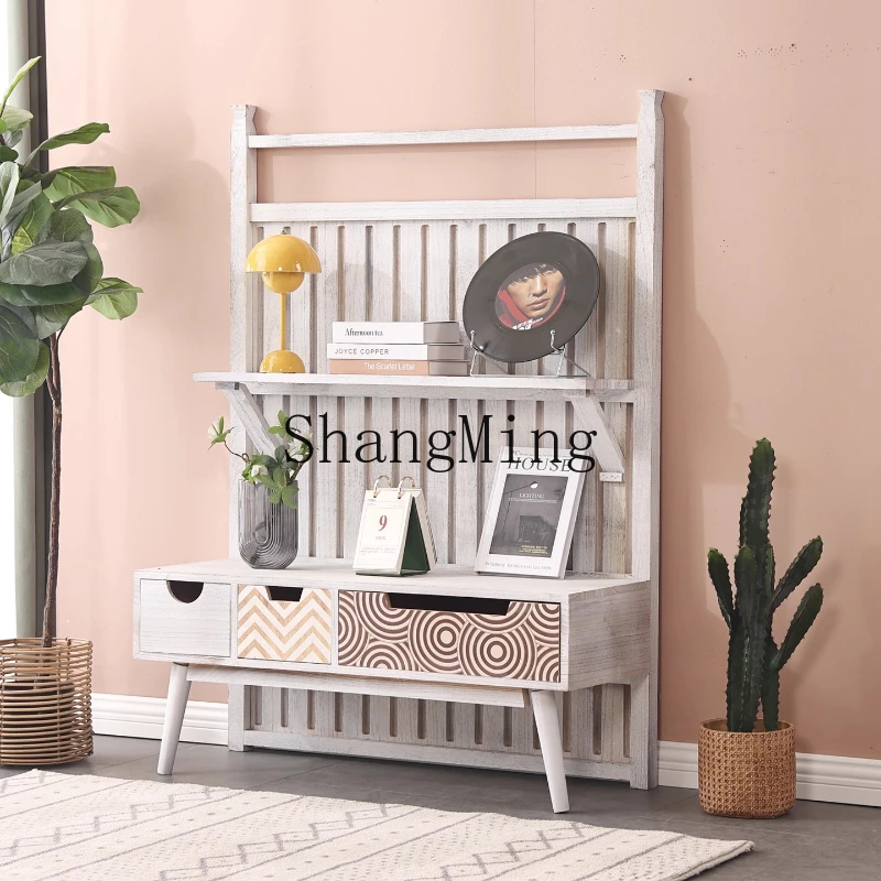 

ZYY Entrance Entrance Partition Shelf Living Room Multi-layer Corridor Aisle Display Shelf