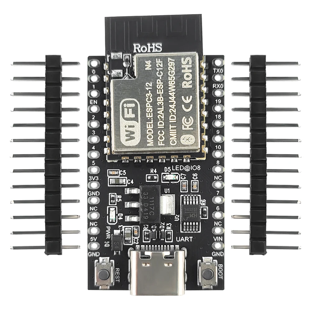 ESP32 C3 Development Board Wifi BT Module RISC-V 32-Bit Single-Core ESP32-C3 N4 4MB Flash TYPE-C 26PIN