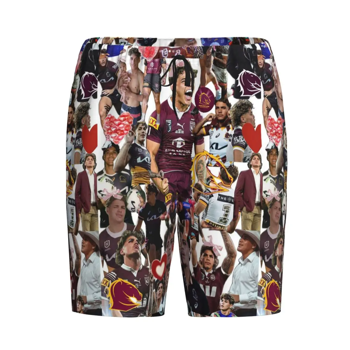 

Custom Reece Walsh Nrl Hot Collage Photos Shorts Sleeping Pants Men Pajama Pants Lounge Sleep Sleepwear Bottoms