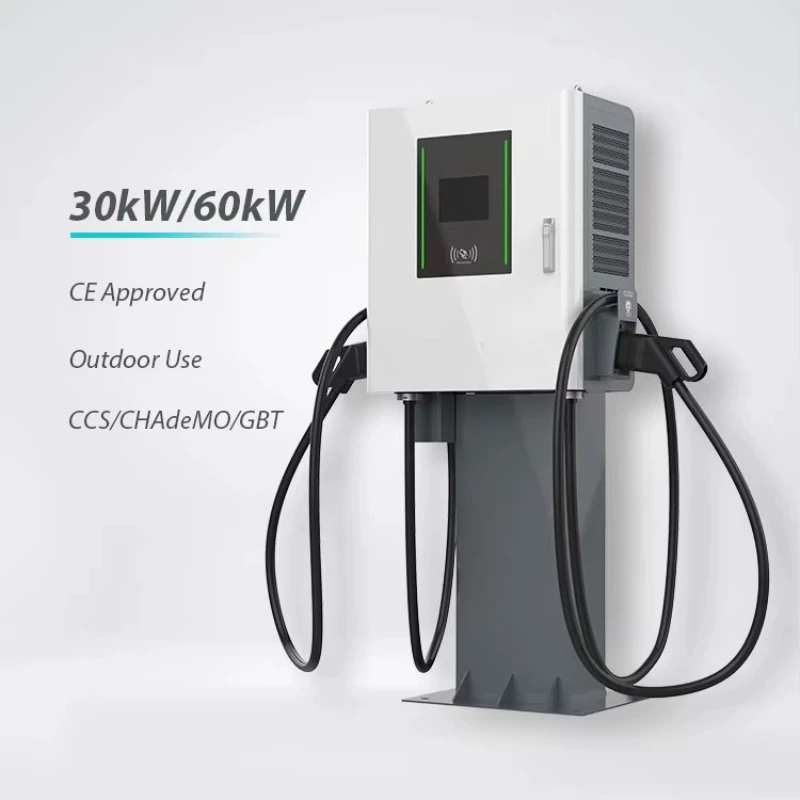 

30-240KW DC WALLBOX EV Charger OCPP CCS CHADEMO GBT Electric Car Charger EV Charging Station