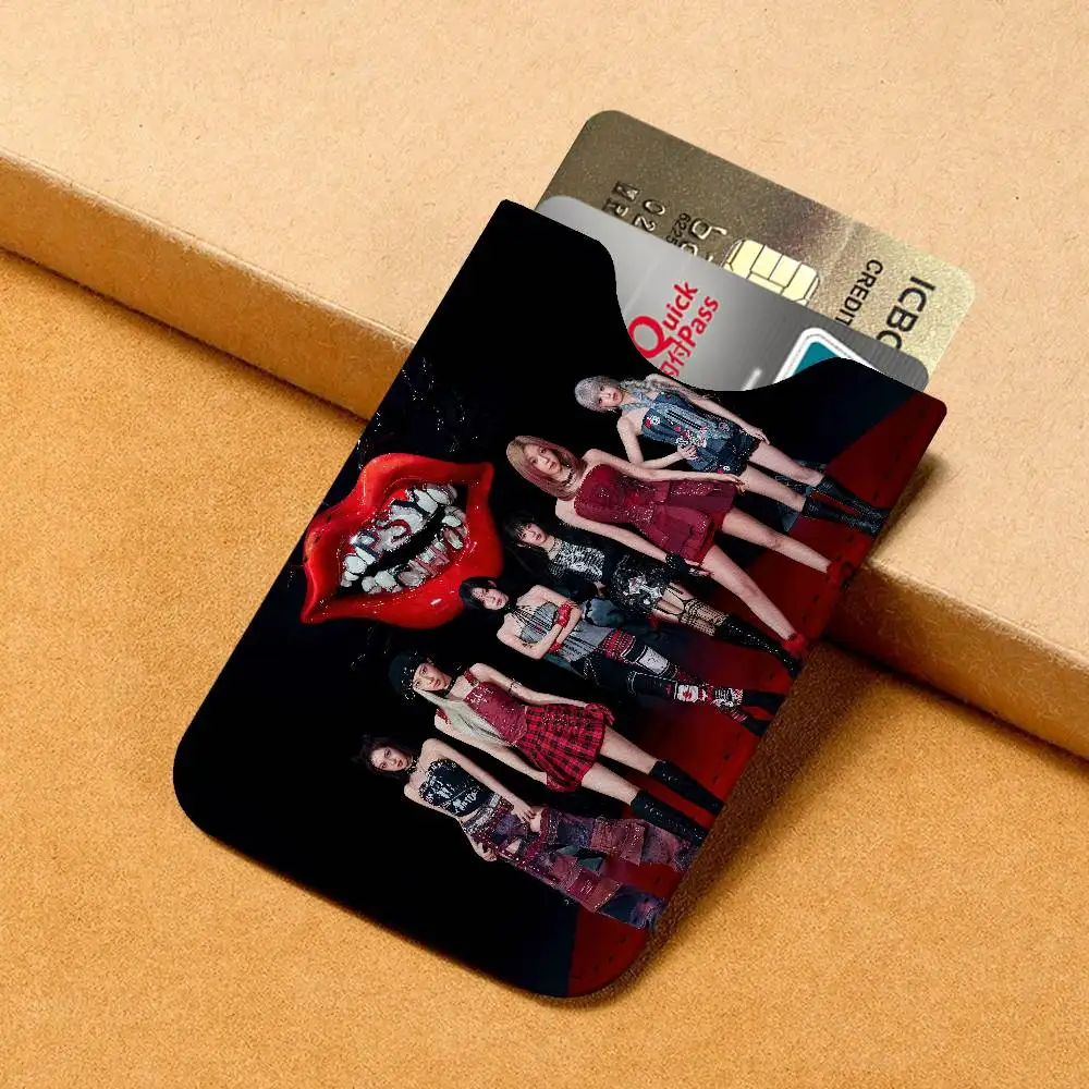 Popular Kpop Group B-Baby M-Monster Leather Mini Wallet for Men, Thin Pocket Credit Card Separate ID & Bus Card - view 5
