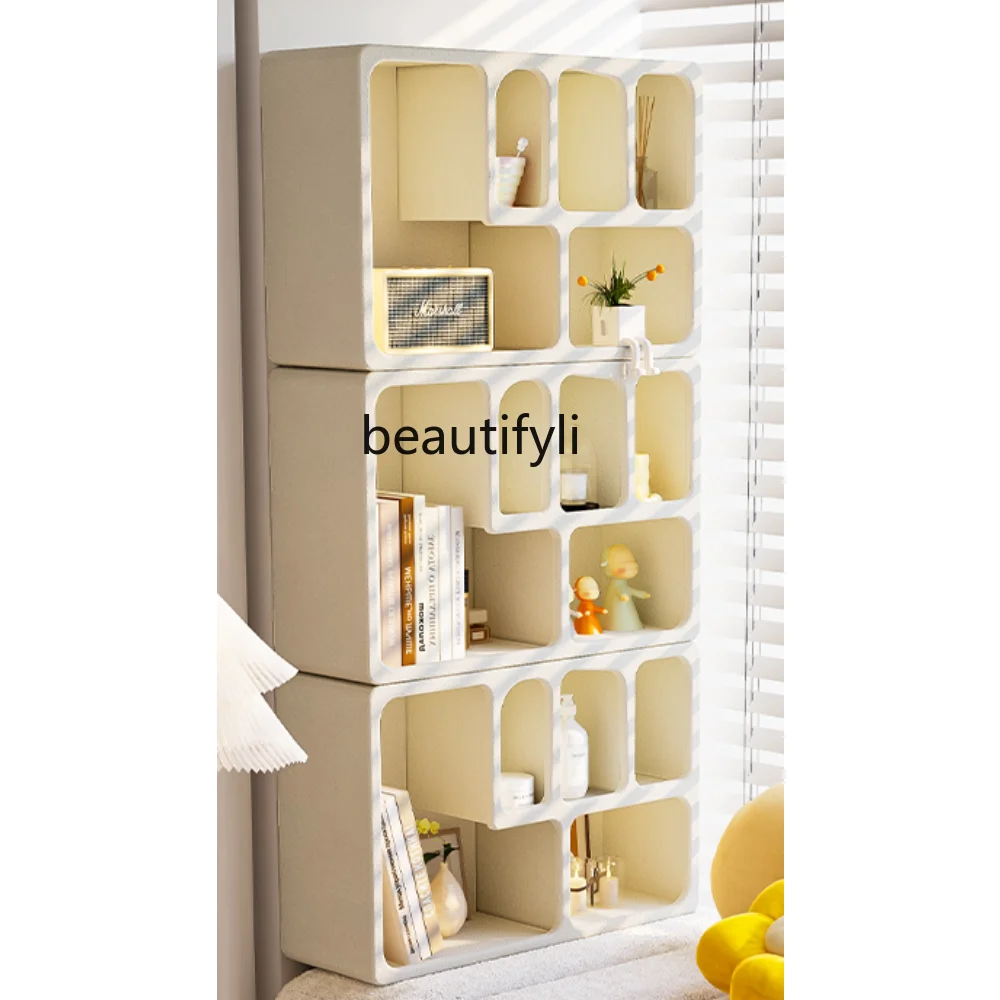 

Narrow Side Cabinet for Clothes and Closet, Narrow Side Cabinet Space Saving Bookshelf Clothes Storage Rack Free Combination