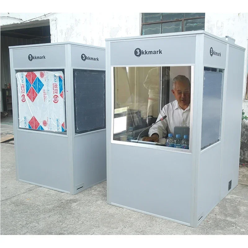 

kkmark High Quality 1 person Simultaneous Portable Audio International Conference Translation Interpreter Booth