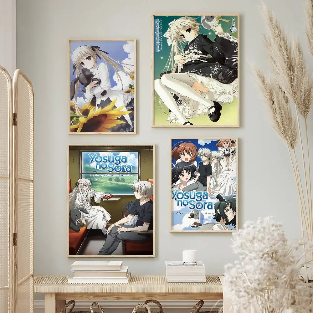 Romantic Anime Yosuga No Sora Premium Self-Adhesive No Residue Wall Sticker for Home Office Bar Decor