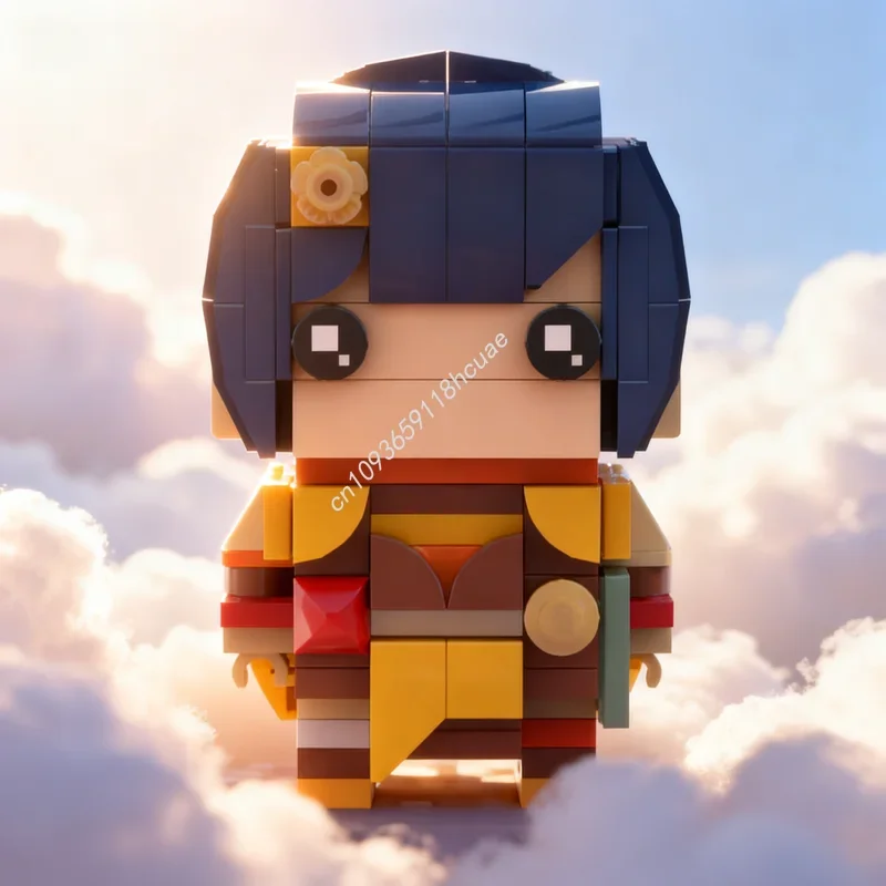 

197pcs MOC Xiangling Genshin Impact BrickHeadz Model Building Festival Gifts Toy Blocks Architecture DIY Creative Education
