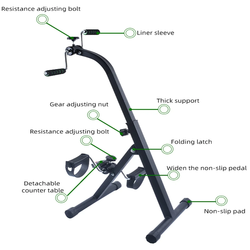 EXUAN Newly Upper And Lower Limb Rehabilitation Training Device For The Elderly Bicycle Intelligent Counting Exercise Bike