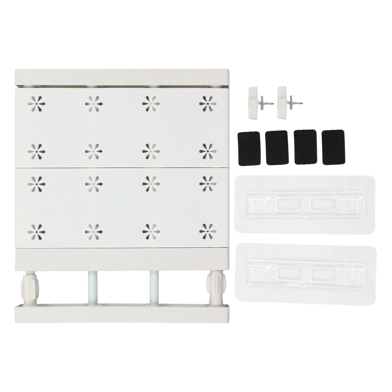 

Wardrobe Partition Board Storage Extendable Rod Space Saving Layered Partition Board for Cabinet 11.8‑15.7in