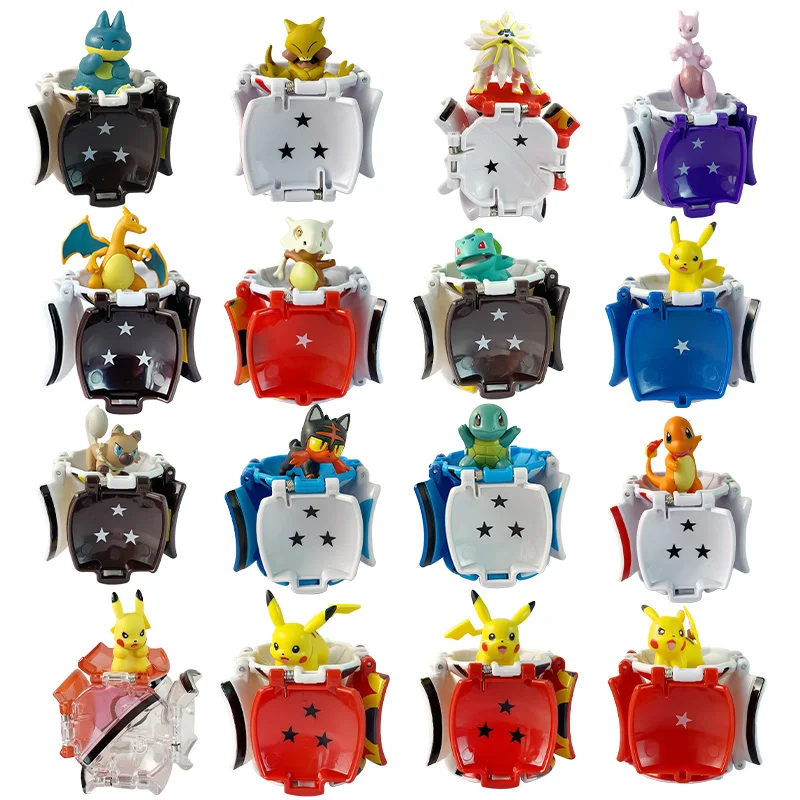 Pokemon Figure Ball Elf Pet Anime Action Doll Pikachu Charizard Mewtwo Bulbasaur Squirtle Mew Pokeball Monster go Toy Child Gift