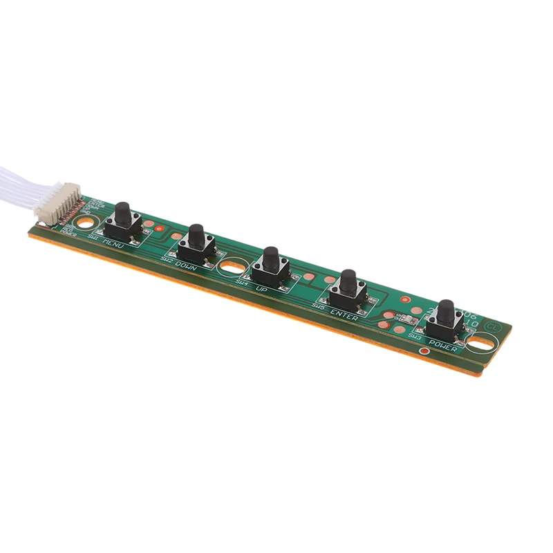 Hot Koop 1Pc 5 Toetsen Knop Toetsenbord Plaat Smd Plug-In Driver Board Osd Control Board Voor Mr6 Lcd Monitor