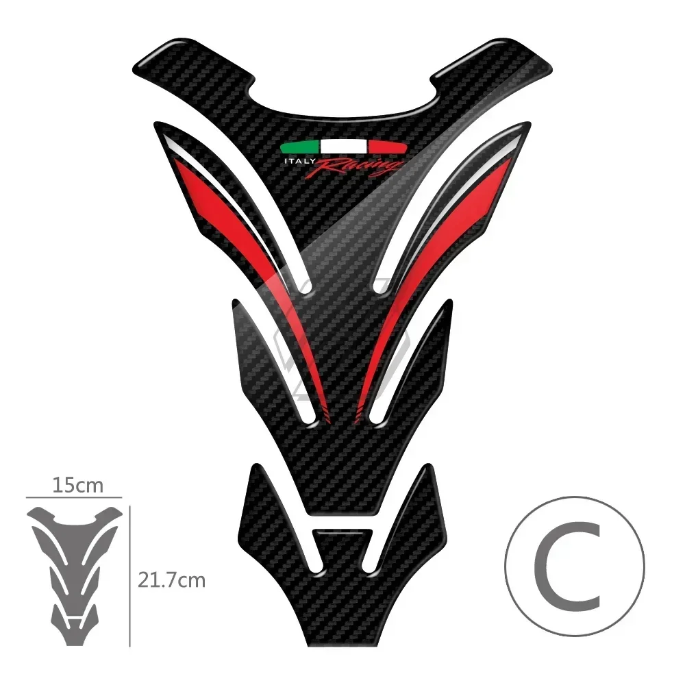 Per Yamaha Honda Kawasaki Suzuki Moto Per Triumph Aprilia RV4 RSV4 3D Moto Rilievo del Carro Armato Della Protezione accessori moto