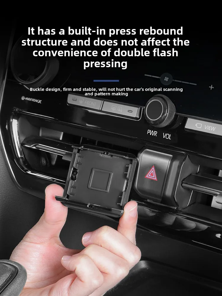 

For Toyota Alphard 40 Series Car Center Console Mechanics Quartz Clocks Decorative Watch Interior Modification Accessories