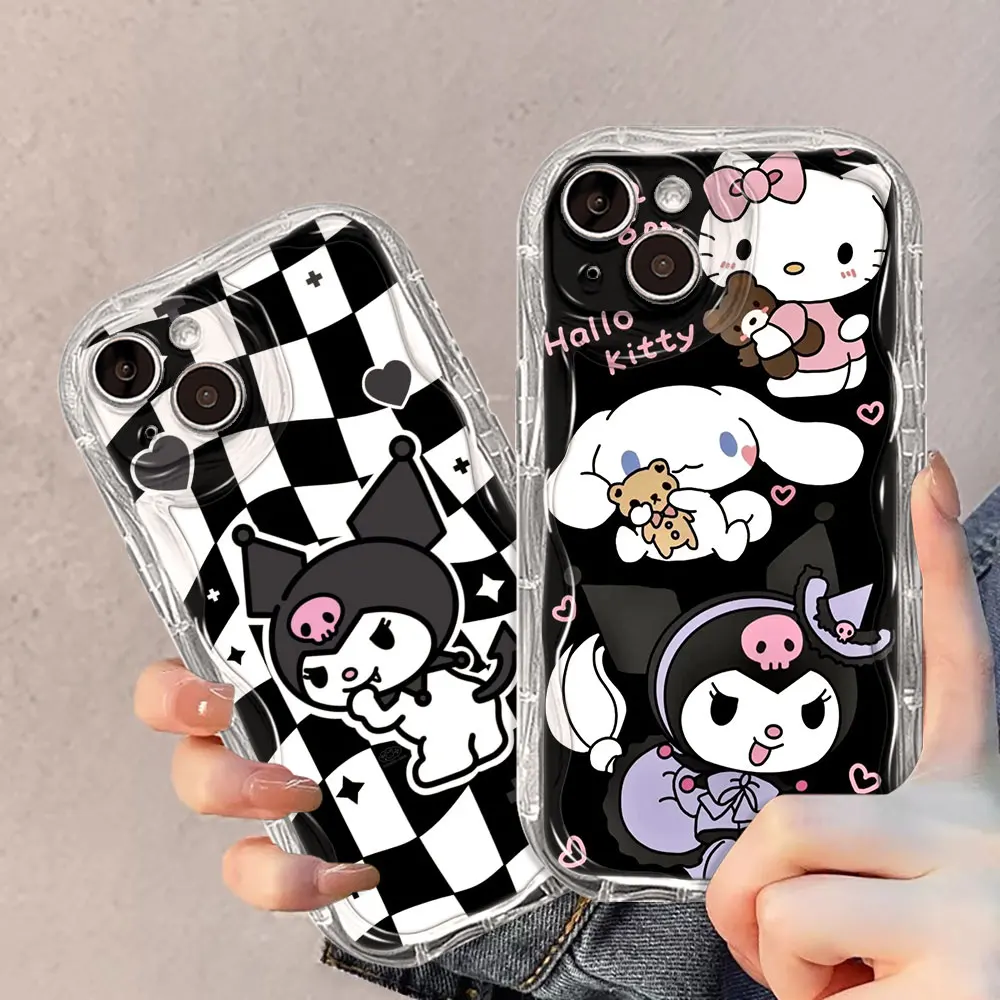 phone case For iphone 14 11 Pro SE 8 13 15 ProMax XR 7 12 Mini XS max 6 6s 15Plus X Funda Coque cas Fashion Cool Kuromi