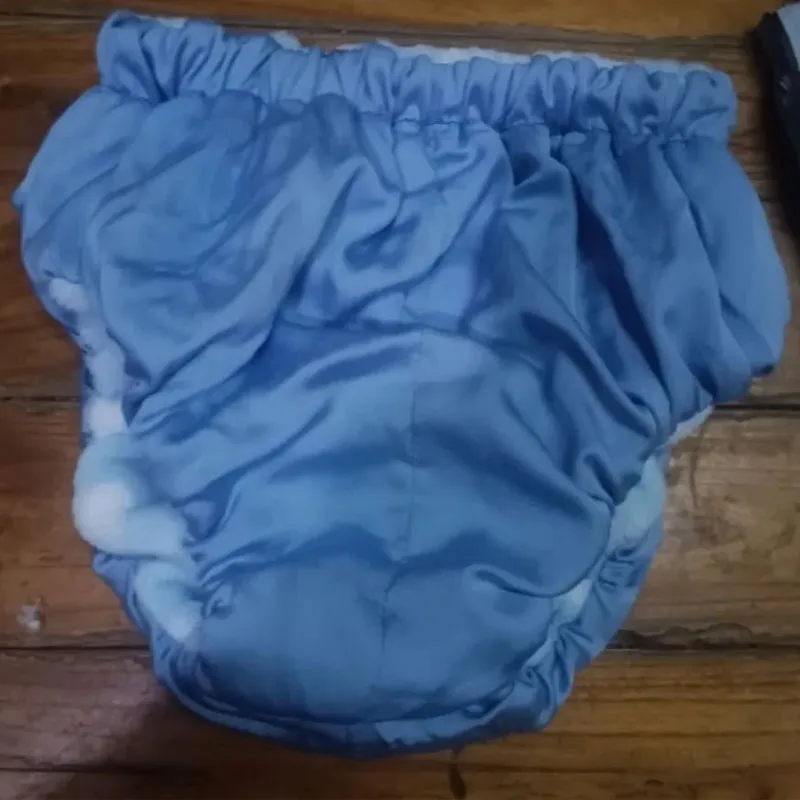 

Handmade ADBL Training Couple Panties Men's Adult Cotton Bloomers Lined With Flannel Soft Womens Elastic Waist Plush Soft Briefs