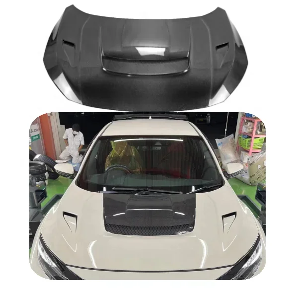 

OEM VS Style Carbon Fiber Engine Hood For 2017+ FK7 FK8 Honda Civic SI Type R 10th Gen x 2016 2020 bonnet