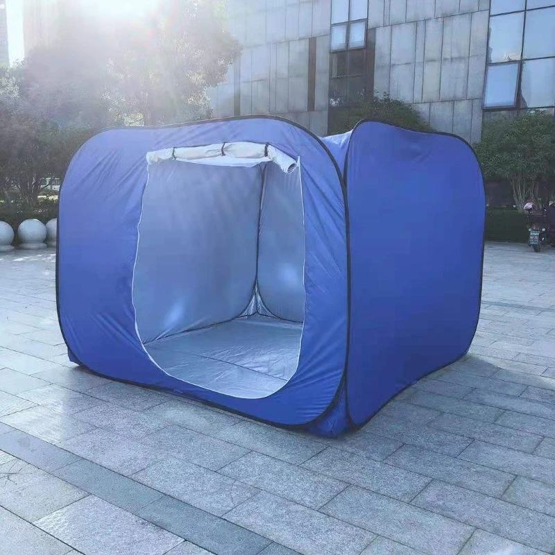 Indoor disaster relief isolation emergency rescue tent, automatic quick opening of large steel wire tent foreign trade export