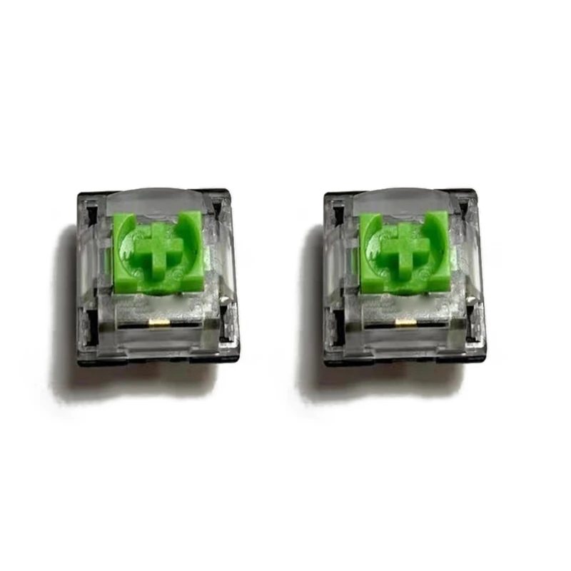 2pcs interruptores verdes RGB para teclado jogos BlackWidow Tenkeyless