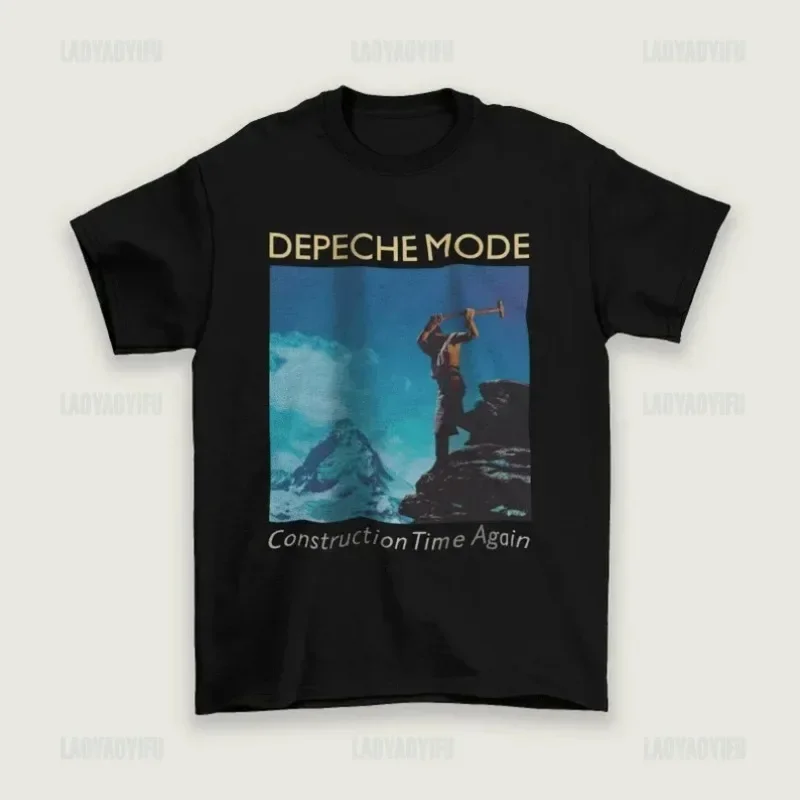 

Depeche Mode Aesthetic Премиум унисекс футболка с круглым вырезом и графическим рисунком 90-х годов винтаж 2025 музыкальный подарок на день рождения музыкальная рубашка для фанатов с короткими рукавами