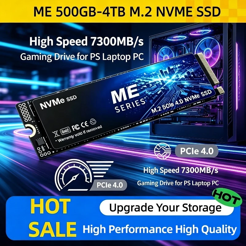 M.2 Nvme 4Tb Pcie 4.0 Ssd - Novo SSD NVMe PCIe 4.0 M.2