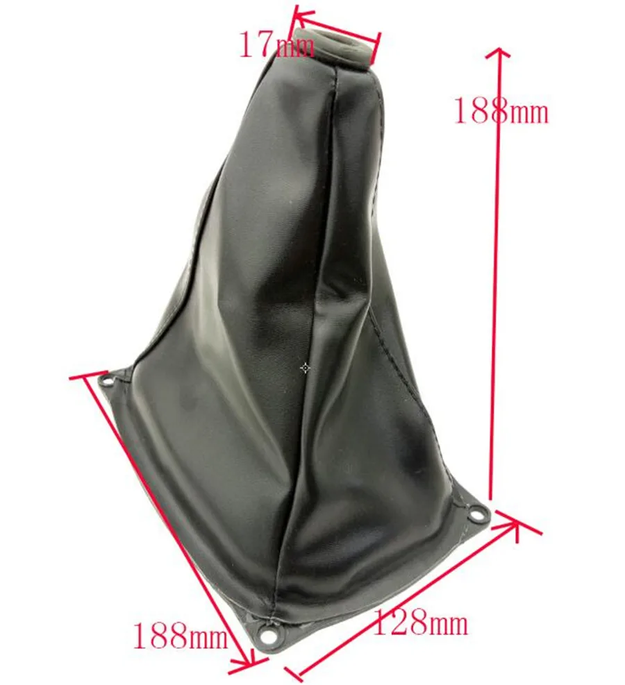 Gear Dustproof cover for HYUNDAI Santa Fe 1.8T 2.0 Manual Block Shift Lever dust cover Blcak leather