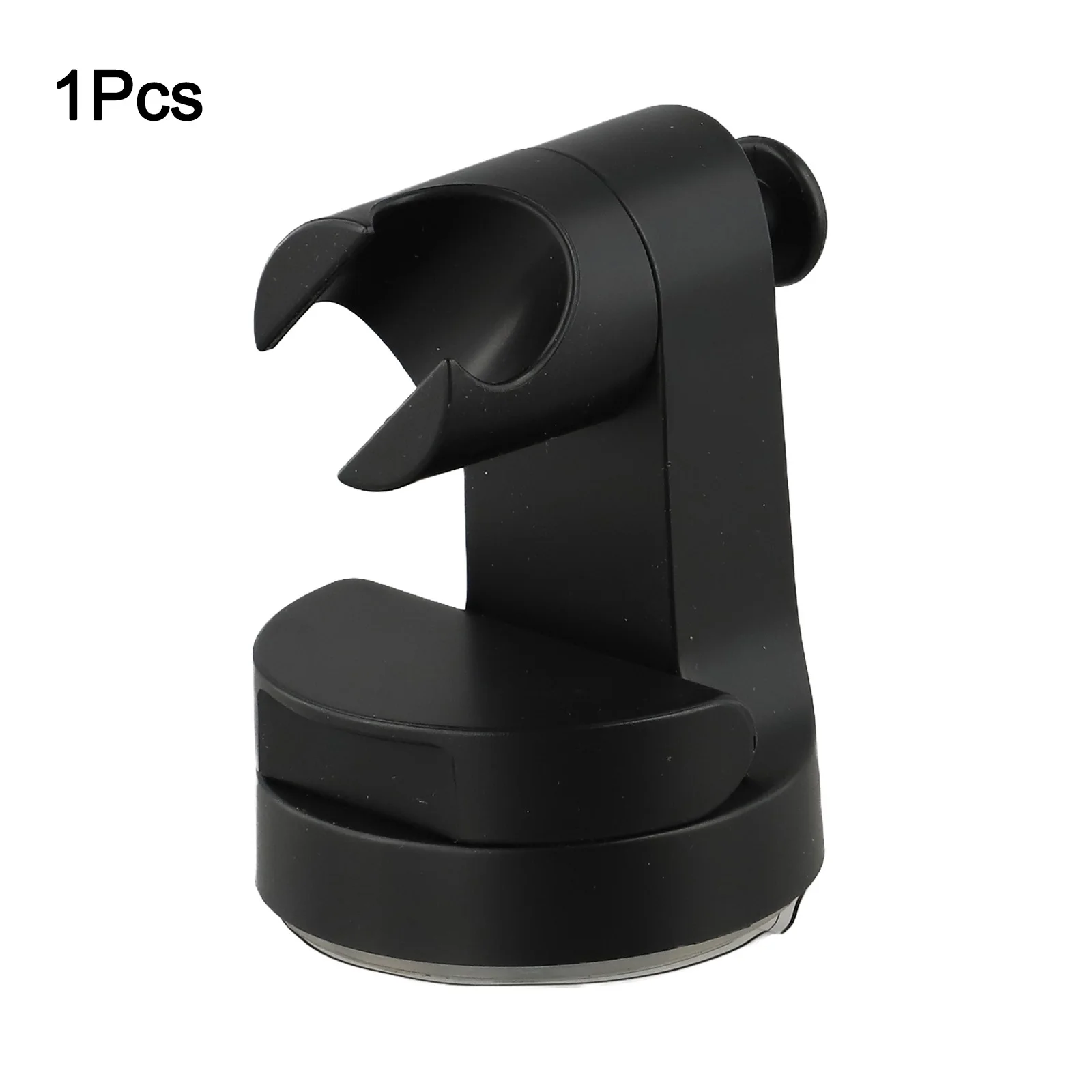 1pc Shower Head Holder 360° Adjustable Suction Cup Rotating Shower Base Bracket ABS Shower Rail Holder Bathroom Accessories
