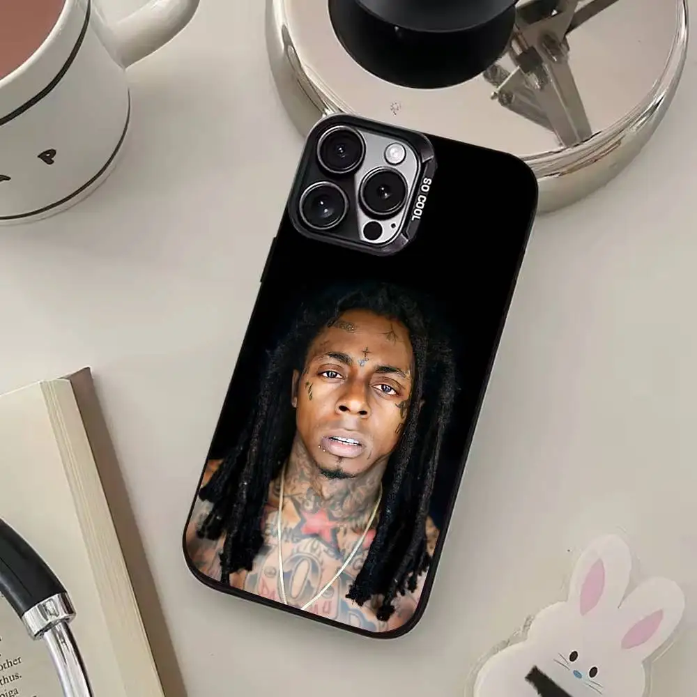 Lil Rapper W-Wayne Phone Case For iPhone17,16,15,14,13,12,11 Plus,Pro Max Black Candy Matte Shockproof Cover