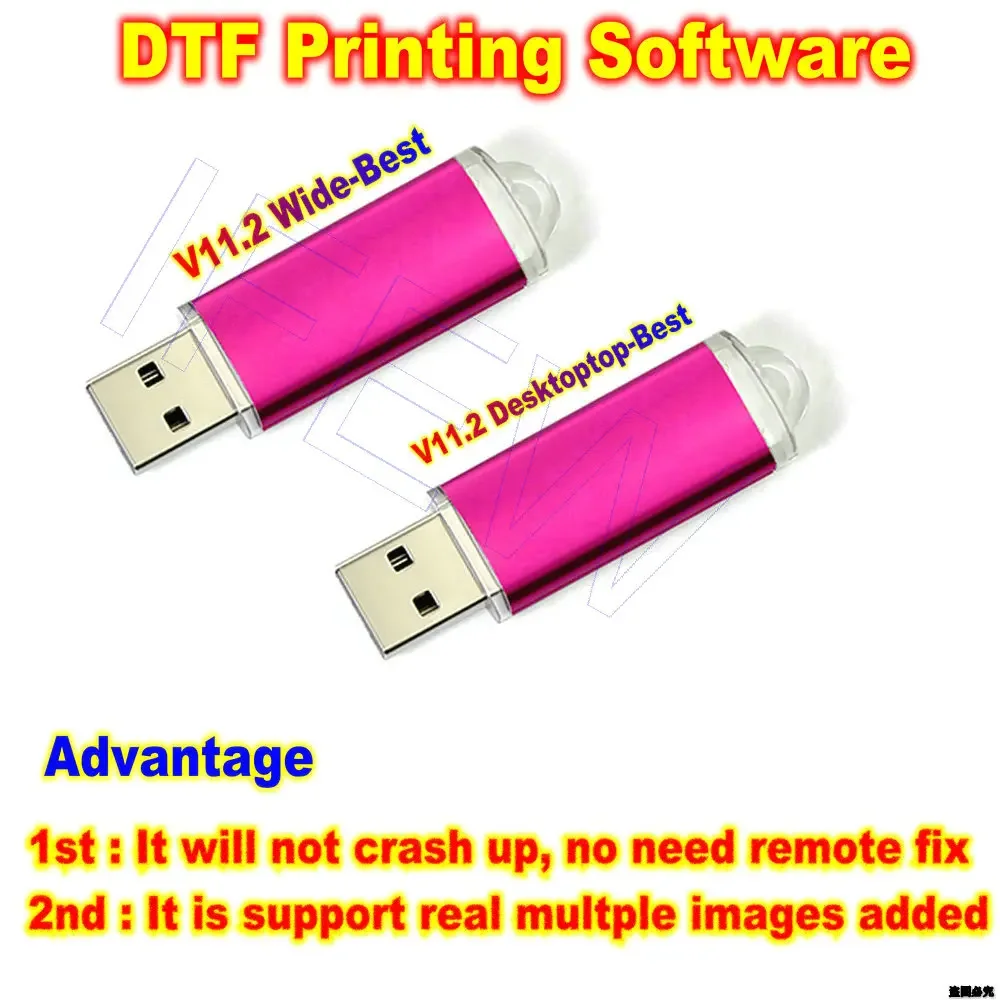 

L18050 RIP 11.2 ET8550 DTF Software For Epson V11.2 Desktop L8050 L1800 XP15000 Printer V11.2 Wide DTF USB Dongle P800 7900 9900