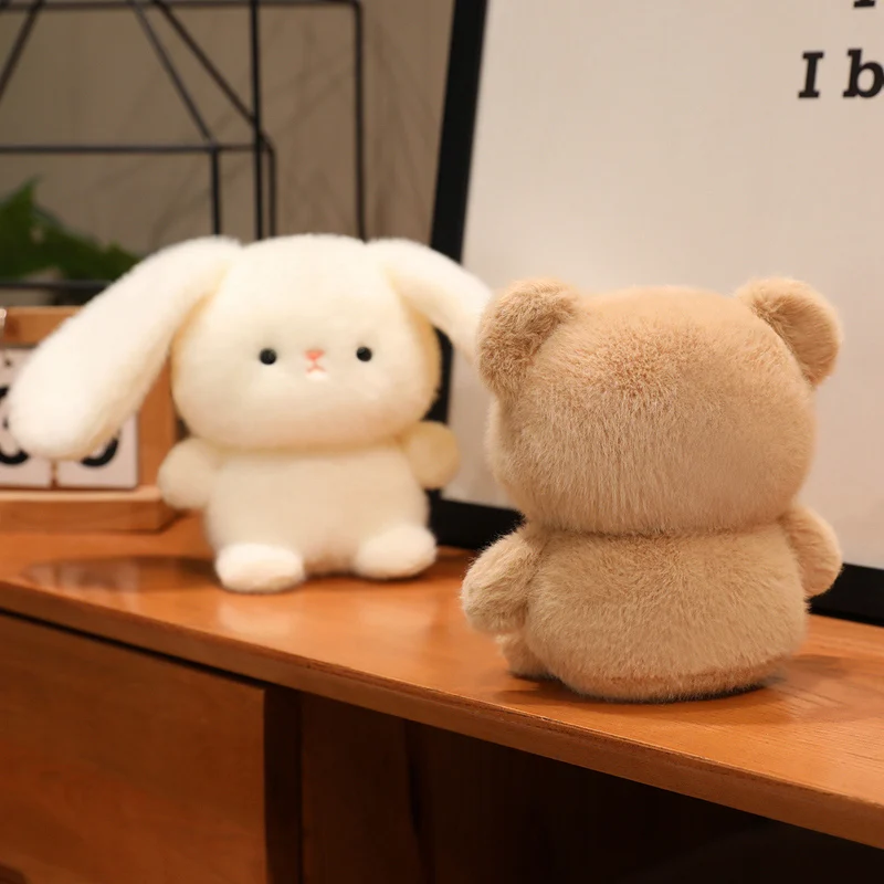 ตุ๊กตาสัตว์น่ารัก ของเล่นตั้งโต๊ะ หมู กระต่าย แกะ หมี ไก่ นาก หมอนอิง ของตกแต่งรถยนต์ ของขวัญนุ่มนิ่มสำหรับเด็ก