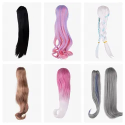 Round Yuan 1/3 Doll Wig Colorful Doll Accessories 25cm Circumference Doll Hair Girl DIY Dressing Doll Parts Anime Doll Decors